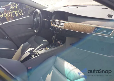 2007 BMW 530I z USA, uszkodzony, nr VIN WBANE73537CM58788